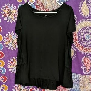 AEO Sheer-sided baby doll T